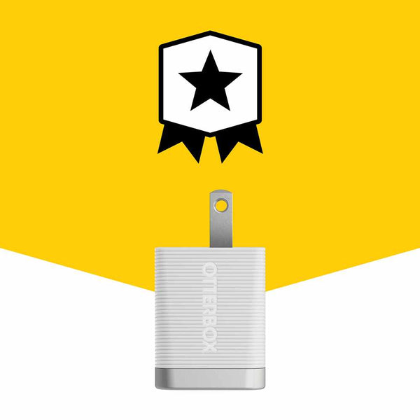 OtterBox Premium Pro Wall Charger 30W USB-C Power Delivery GaN Lunar Light (White)