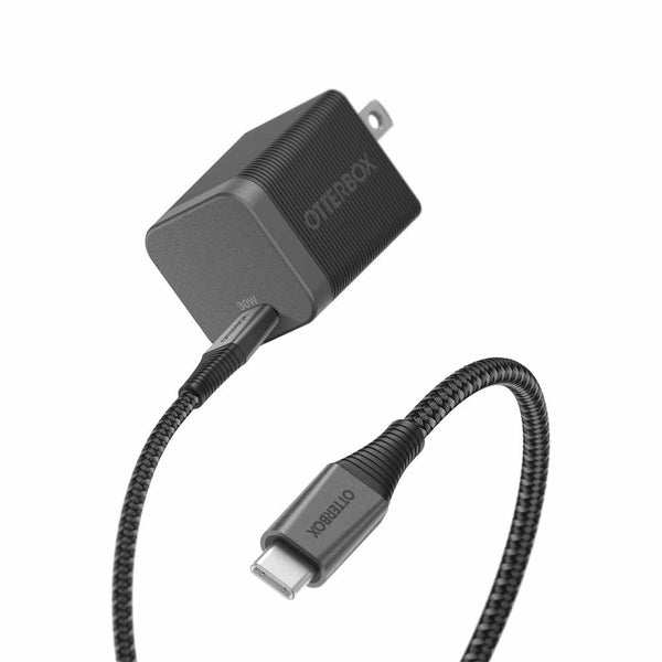 7880902 Premium Pro Wall Charger 30W USB-C GaN w/USB-C Cable 6ft Black