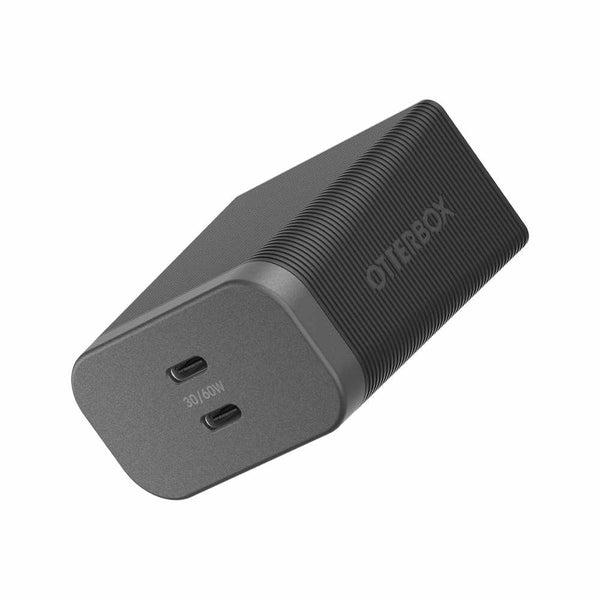 7880908 Premium Pro Dual USB-C Wall Charger 60W GaN Black
