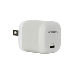 Ventev Mini Wall Charger USB-C 20W Power Delivery and USB-C to Lightning Cable 3.3ft White