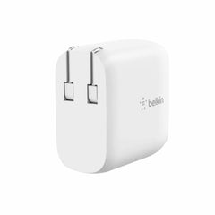 WCB006dqWH Dual USB-C PD Wall Charger 40W White