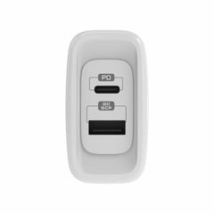 Blu Element Wall Charger Dual USB-C 45W PD and USB-A White