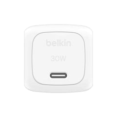 Belkin BoostCharge Wall Charger Compact USB-C PD 30W White