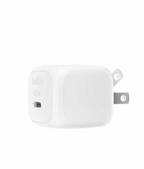 Belkin BoostCharge Compact USB-C Wall Charger 45W White
