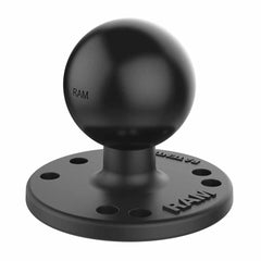 RAM202U Round Base w/Ball Black