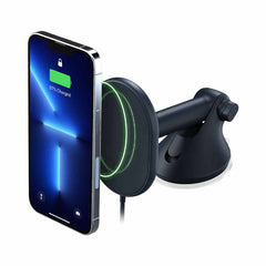 MGSFIO103 Velox MagSafe Compatible Magnetic Wireless Charging Dash & Windshield Mount Dark Blue