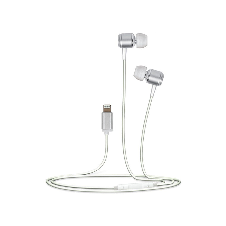 ETHAUDLT Helix MFi Lightning Earbuds White