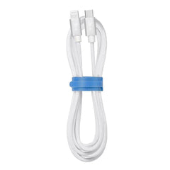 BEC2CL6W Braided Charge/Sync USB-C to Lightning Cable 6ft White