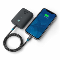 NBUSBCLTG2MSGRY PowerKnit USB-C to Lightning 6ft 60W PD Fast Charge Cable Space Gray