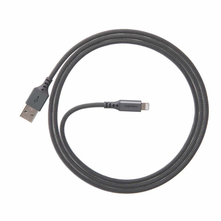 AC4STL256512 ChargeSync Alloy Lightning Cable 4ft Steel