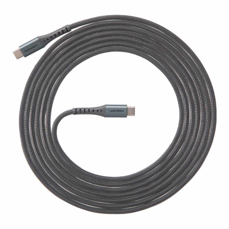 AC10STL256518 ChargeSync Alloy USB-C to USB-C Cable 10ft Steel