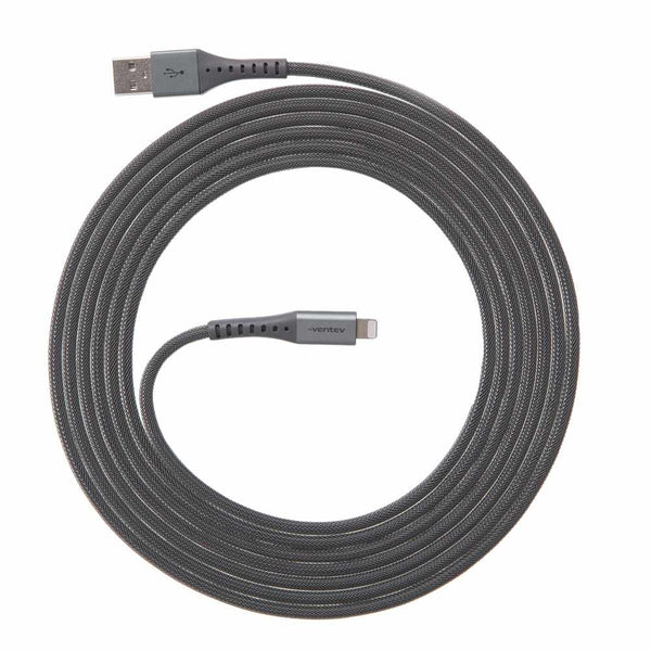 AC10STL256517 ChargeSync Alloy Lightning Cable 10ft Steel