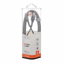 AC10STL256517 ChargeSync Alloy Lightning Cable 10ft Steel