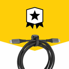 7880888 Premium Pro Charge/Sync USB-C to USB-C PD Cable 6ft Black
