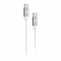 Nimble PowerKnit 1 meter USB-C to USB-C White