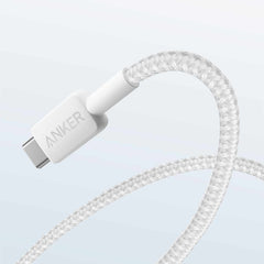 A81H5H215 USB-A to USB-C 3ft Braided Cable White