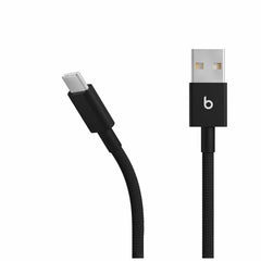 Beats by Dre USB-A to USB-C Woven Cable 5ft Bolt Black Two-Pack