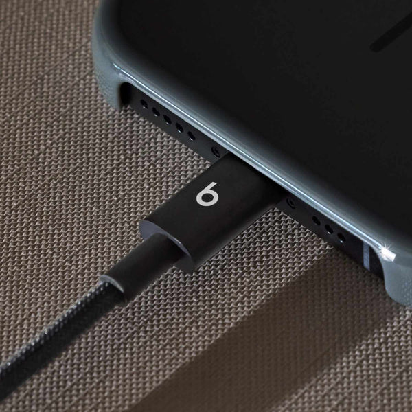 Beats by Dre USB-C to USB-C Woven Cable 5ft Bolt Black Two-Pack