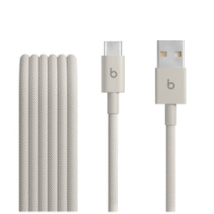 Beats by Dre USB-A to USB-C Woven Cable 5ft Surge Stone