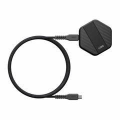 9B4410114042 Rugged Wireless Charging Pad with Kickstand and USB-C Cable for MagSafe 15W Black/Carbon Fiber