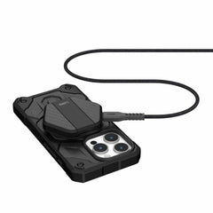 UAG Rugged Wireless Charging Pad with Kickstand and USB-C Cable for MagSafe 15W Black/Carbon Fiber