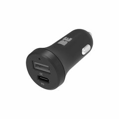 Blu Element 30W Dual Port Car Charger with Power Delivery / PPS Black