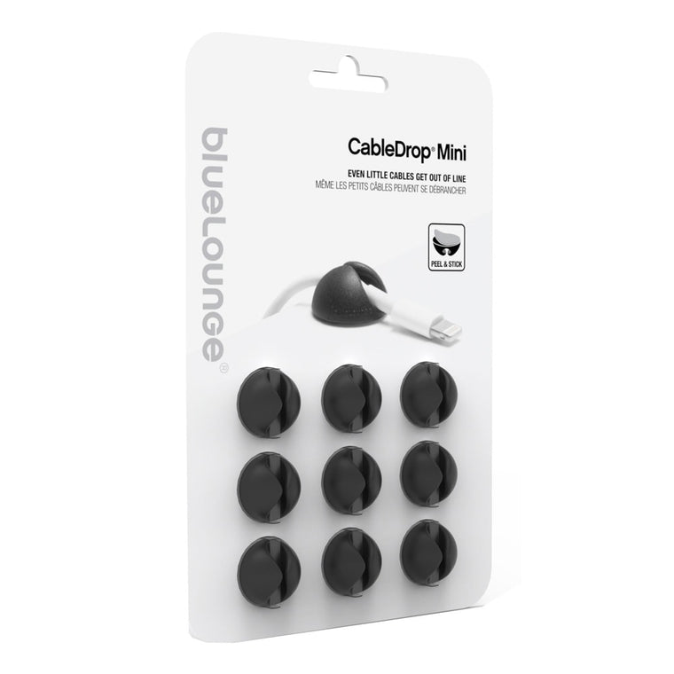 CDMBL Cabledrop CableClip Mini Black