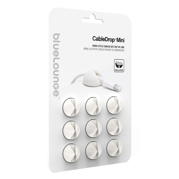 CDMWH Cabledrop CableClip Mini White