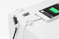 CDMWH Cabledrop CableClip Mini White