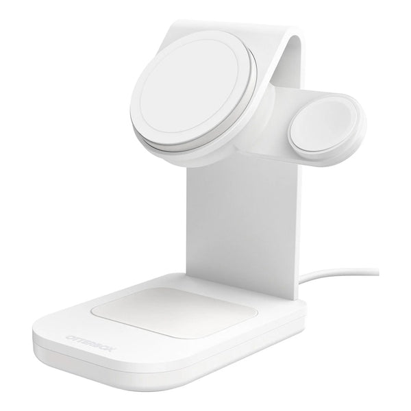 OtterBox Wireless 15W Charging Station with MagSafe White