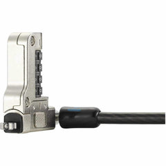 K65094WW Slim N17 2.0 Combination Laptop Lock for Wedge Shaped Slots Silver/Black