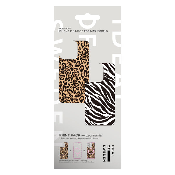 Ideal of Sweden Print Pack Leomania for iPhone 16 Pro Max/15 Pro Max/14 Pro Max/13 Pro Max