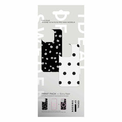 Ideal of Sweden Print Pack Ecru Noir for iPhone 16/15/14/13 Pro Max