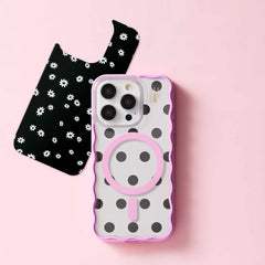 Ideal of Sweden Print Pack Ecru Noir for iPhone 16e/15/14/13/12/12 Pro