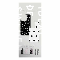 IDPP03559 Print Pack iPhone 16e/15/14/13/12/12 Pro Ecru Noir