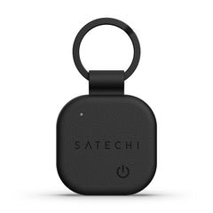 Satechi Vegan-Leather FindAll Keychain Black