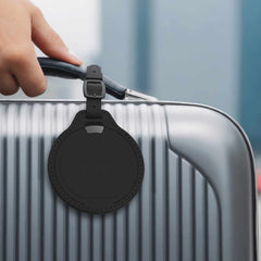 STLFALTK Vegan-Leather FindAll Luggage Tag Black