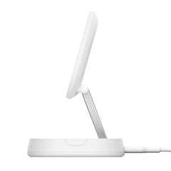 WIA008ttWHCA BoostCharge Pro Convertible Magnetic Wireless Charging Stand with Qi2 15W White
