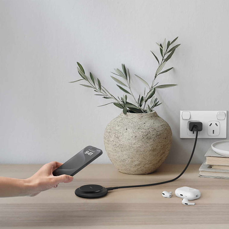 Belkin BoostCharge Magnetic Wireless Charging Pad with Qi2 15W Black