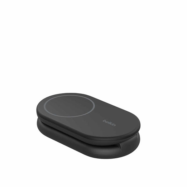 Belkin BoostCharge 2-in-1 Magnetic Foldable Wireless Charger with Qi2 15W Black