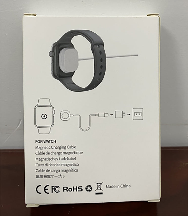 Bulk Packaging 3W Wireless Charger with Customization White for Apple Watch