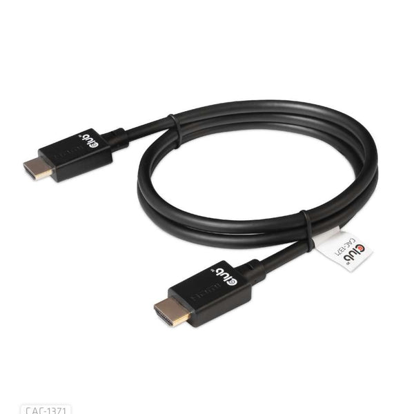 CAC1371 HDMI 2.1 Male to HDMI 2.1 Male Ultra High Speed 4K120HZ 8K60HZ 1m/3.28ft CERTIFIED Black