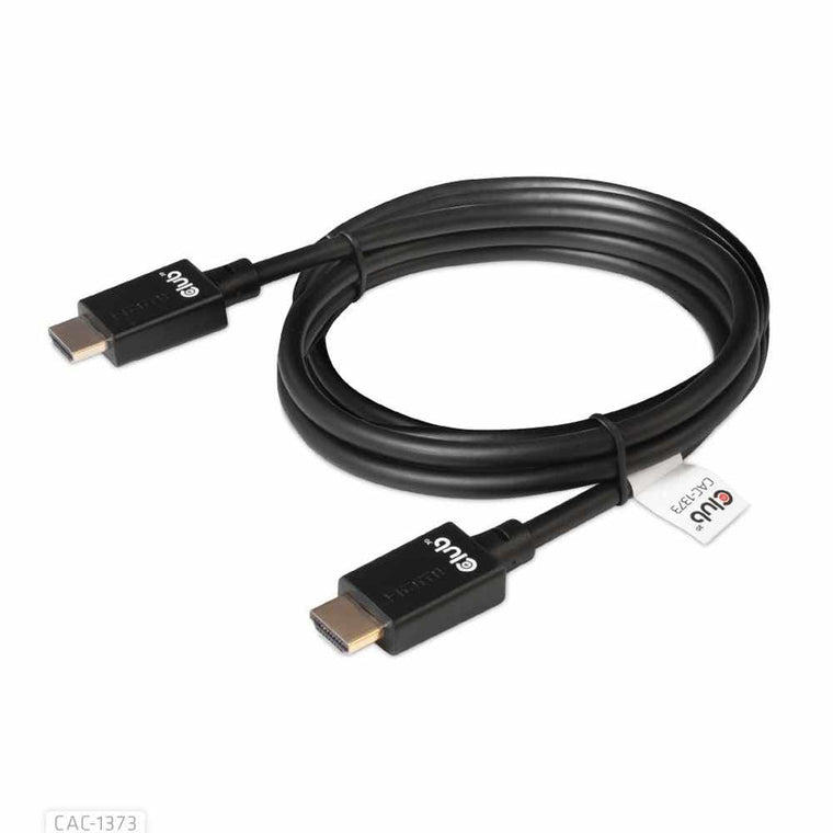 CAC1373 HDMI 2.1 Male to HDMI 2.1 Male Ultra High Speed 4K120HZ 8K60HZ 3m/9.84ft CERTIFIED Black
