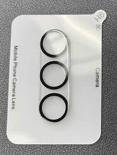 Bulk Packaging Camera Screen Protector Clear with Black Rim for Samsung Galaxy S23 FE