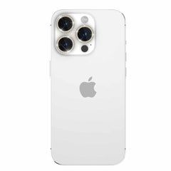 KS053072 Aluminum Ring Lens Protector iPhone 15 Pro Max/15 Pro Set In Stone Gold