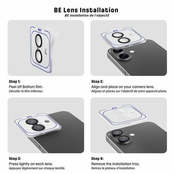 Blu Element Aluminum 1 by 1 Lens Protector Black for Samsung Galaxy S25 Ultra