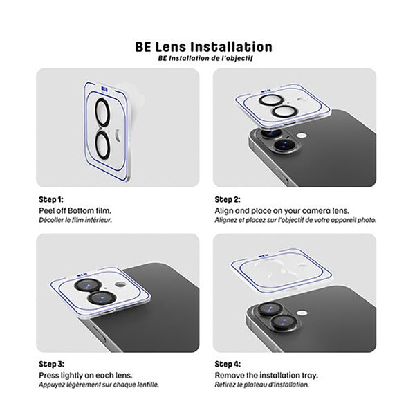 Blu Element Invisible 1 by 1 Lens Protector for iPhone Air