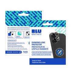 Blu Element Diamond 1 by 1 Lens Protector Black for iPhone 17