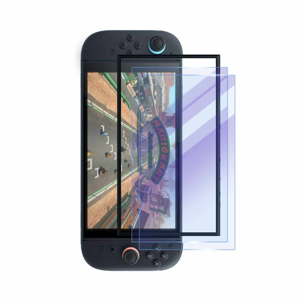 Blu Element VisionCare 2-Pack Blue Light Tempered Glass Screen Protector for Nintendo Switch 2