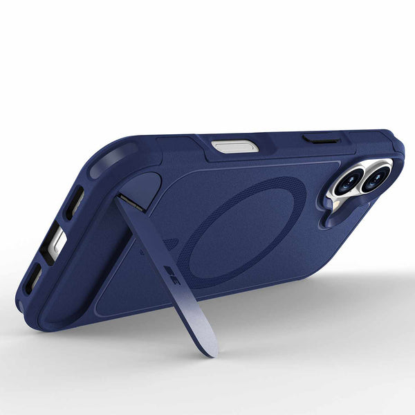Blu Element Armour Ultra MagSafe w/Kickstand Case Navy for iPhone 17